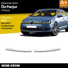 Nova Krom Vw Golf 7 Krom Ön Panjur 2 Prç. Trendline 2013-2017
