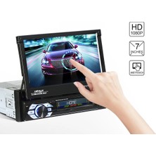 Exvol Indash 7 Inc Double Teyp Dokumatik Bluetooth Usb-Sd-Aux 1080P Hd + Kamera Hediyeli