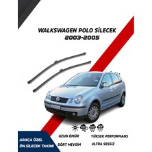 Martigues Volkswagen Polo 2003-2005 Araca Özel Ön Cam Muz Silecek Seti