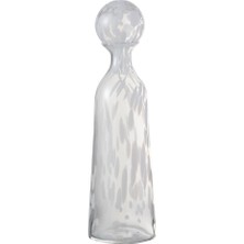 Laromita Decoration Beyaz Cam Uzun Şişe