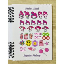 Cuppy Box Sanrio Melody A5 Boyutunda Defter 50 Sayfa, 1 Sayfa Bonus Mat Sticker