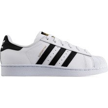 Cherry Star Adidas Superstar Beyaz Siyah Unisex Günlük Spor Ayakkabı