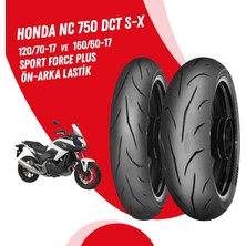 Mitas Honda Nc 750 Dct S-X Mitas Sport Force + Lastik Takımı