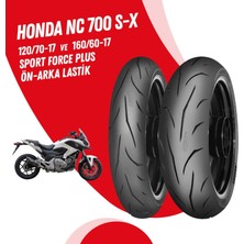 Mitas Honda Nc 700 S-X Mitas Sport Force + Lastik Takımı