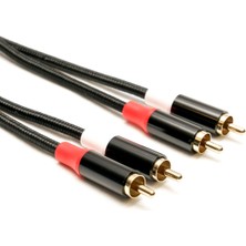 Markofist MF-SK41 2 Rca - 2 Rca Ses Kablosu 1m