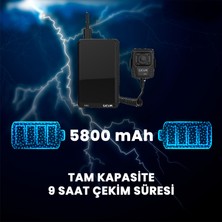 SJCAM A30 Vücut Kamerası 16X Dijital Zoom Tak-Çıkar 64GB Dahili Hafıza Güvenlik Polis Ekipmanı IP64 FullHD Video 4” Dokunmatik Ekran 5800mAh Ultra Geniş Batarya 12MP Siyah