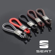 Cdwishbest Siyah Araba Deri Anahtarlık Koltuk Fr Leon Mk3 Mk2 5f Lbiza Altea 6j Alhambra Arona Cupra Toledo Mii Tarraco Exeo Araba Aksesuarları (Yurt Dışından)