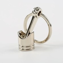 Cdwishbest Küçük Piston Sıcak Krom Motor Simli Piston Anahtarlık Zincir Anahtarlık Anahtarlık Krom Gümüş Renk Mevcuttur (Yurt Dışından)