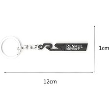 Cdwishbest Parlak Kırmızı Rs Araba Anahtarlık Rs Spor Anahtarlık Halkası Tutucu Renault Megane Clio Scenic Laguna Logan Koleos Sandero Safrane Velsatis Tılsım (Yurt Dışından)
