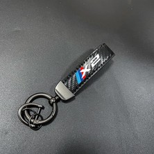 Cdwishbest X4 Deri Karbon Fiber Araba Yüzük Anahtarlık Biblo Çinko Alaşım Anahtarlıklar Bmw X1 X2 X3 X4 X5 X6 X7 Aksesuarları Için 360 Derece Döndür (Yurt Dışından)