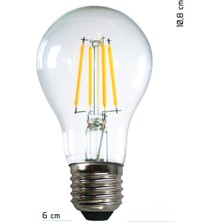 Heka Lambam 3'lü LED Ampul 4W 3200K E27 (Gün Işığı)