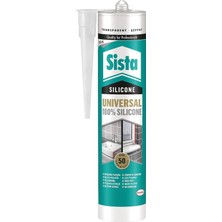Store Sista Silikon Mastik Universal, Çeşitli Yapı Elemanlarının Dolgusu ve Yapıştırılması Için Güçlü Yapıştırıcı, Solventsiz, Çok Amaçlı Yapı Malzemesi, 1X280ML
