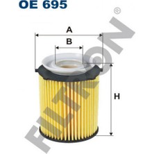 Filtron Yağ Filtresi Mercedes-Benz Mercedes A (W176), B (W246), C (W204/S204), C (W205/S205), Cla (C117), E (W212), E Coupe/cabrio (A/C207), Gla (X156), Glk (X204) 18051