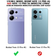 MTK Moveteck Xiaomi Redmi Note 13 Pro 4g Kılıf Kamera Korumalı Sürgülü Yüzüklü Armor Military Tank Kızaklı Kapak