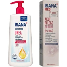 Isana Vücut Losyonu %5 Üre 300 ml + Isana Med Bakım Serumu %5 Üre 100 ml