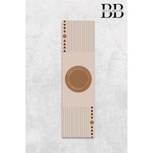 Belle Benoit Çift Tarafı 3D Dijital Baskılı 4'lü Yastık Kılıfı Kırlent Kılıfı ve Amerikan Servis Runner Set
