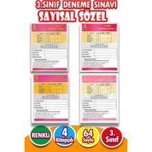 Harika Kitap 3. Sınıf Deneme Sınavı Sayısal Sözel - 4 Kitap