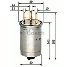 Yakit Filtresi [ Ford Tourneo Connect 1.8 Tdci 2002-2013, Transit Connect 1.8 Di-Tdci 2002-2013 ] 18051