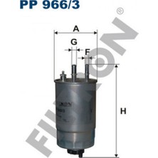 Yakit Filtresi [ Fiat Bravo Ii 1.6 1.9 2.0 D 2005 - Doblo 1.9 Jtd 1.3 1.6 2.0 D 2005 - Fiorino 1.3 D 2009 - 2015 - Punto Stilo 1.3 1.6 1.9 D 2005 - Ducato 2.3 D 2010 -, Peugeot Bipper 1.3 Hdi 2 18051