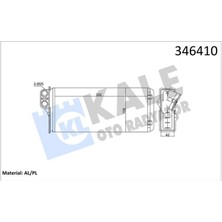 Kalorifer Radyatörü [ Renault Master Ii 2.5d / 2.8dti 1998-2001 , Opel Movano 1.9dti / 2.2dti 2000- ] 18051