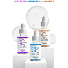 Procsın Üçlü Serum Paketi (C Vitamini - Kolajen - Hyaluronik Asit Serumu)