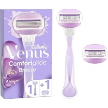 Gillette Venus Comfortglide Breeze Tıraş Makinesi + 2 Adet Yedek Başlık