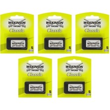Wilkinson Sword Klasik 5'Li Yaprak Tıraş Bıçağı Yedeği 5 Paket