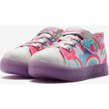 Skechers Twinkle Toes: Twinkle Sparks Ice 2.0  -  Shimmering Küçük Kız Çocuk Çok Renkli Işıklı Spor Ayakkabı 314749N Mlt