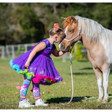 Astraeus 3-5 Yaş Arası Kızlar Için Mini Pony Çorapları, Yumuşak Kanatlı Sevimli Uzun Çoraplar Çocuk Çorapları (Yurt Dışından)