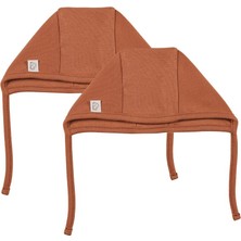 Tiny Lamb Becky Bebek Şapkası Kiremit 2 Adet %100 Pamuk Bere