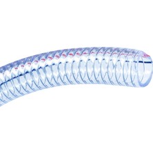 Çelik Telli Şeffaf Hortum Tip-A 1 (25 Mm) 50 Metre