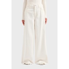 Emporio Armani J1C Normal Bel Regular Fit Palazzo Jeans Bayan Kot Pantolon 3D2J1C 2NY0Z 0101