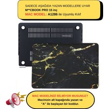 McStorey Macbook Pro Kılıf 15 inç Marble A1286 (Eski Ethernet Girişli Model 2008-2012) ile Uyumlu