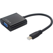 Fanxicm Pc / Dizüstü Tablet / Kamera / Raspberry Pi 4b Için 3,5 mm Ses Kablosu ve USB Dönüştürücü ile Mikro HDMI Uyumlu VGA Adaptörü (Yurt Dışından)