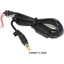 Fanxicm 4.8x1.7mm Dc Güç Şarj Fiş Kablosu Sarı Konektörü Hp 510 530 550 620 625 Dizüstü Bilgisayar Adaptörü Şarj Cihazı Dc Konektörü (Yurt Dışından)