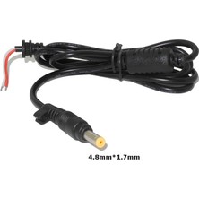 Fanxicm 4.8x1.7mm Dc Güç Şarj Fiş Kablosu Sarı Konektörü Hp 510 530 550 620 625 Dizüstü Bilgisayar Adaptörü Şarj Cihazı Dc Konektörü (Yurt Dışından)