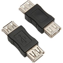 Fanxicm Standart USB 2.0 Tip A Dişi - Dişi Uzatma Bağlayıcı Adaptörü Dönüştürücü (Yurt Dışından)