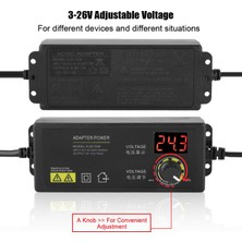 Fanxicm 3-36V Geniş Aralıklı Ayarlanabilir Güç Adaptörü Parazit Önleyici 60W 1.7A Dc Adaptörü (Yurt Dışından)