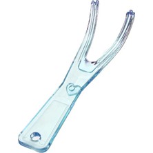 Mingming Shop Mavi Stil 1 Takım Dayanıklı Pembe Mavi Diş Ipi Tutucu Yardım Ağız Seçtikleri Diş Bakımı Interdental Diş Temizleme Nefes Taze Ağız Bakımı Aracı (Yurt Dışından)