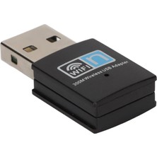 Coverzone Wifi Adaptörü, USB 2.0 Arayüzü Abs Malzeme Basit Kullanım Kablosuz Ağ Adaptörü Ev Için Seyahat Için Bilgisayar Için ZR628