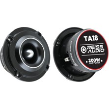 Reiss Audio RS-TA18 10CM Süper Bullet Tweeter 100W Rms 200W Maksimum