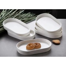 Gönül GNL3492 Oval Tabak 20X9X2 cm 3 Lü