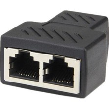 Fanxicm 1 Ila 2 RJ45 Ayırıcı Ağ Adaptörü Konektörü Bölünmüş Kablo Ağ Genişletici Uzatma Konektörü Ethernet Lan Çift Bağlantı Noktalı Fiş (Yurt Dışından)