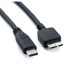 Fanxicm Otg Kablosu USB 3.1 Tip-C - USB 3.0 Mikro B Kablo Konektörü Sabit Disk Akıllı Telefon Pc Için (Yurt Dışından)