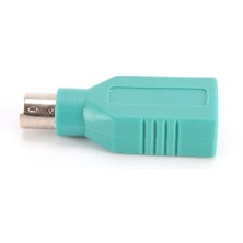 Fanxicm 2 Adet USB Dişi Erkek Adaptör Dönüştürücü Ps2 Bilgisayar Klavye Fare Cf Adaptör Dönüştürücüler Için (Yurt Dışından)