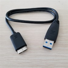 Fanxicm Yenı 45 cm USB 3.0 Mikro 10 Pin Veri Aktarımı Kısa Kablo Wd Için Hitachi Için Toshiba Için Seagate Harici Sabit Disk (Yurt Dışından)