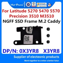 Fanxicm Yeni Orijinal M.2 Braketi Çerçeve Desteği Kapak Vidaları ile Dell Latitude E5470 5570 Precision 3510 0X3YR8 X3YR8 01X2MT 1X2MT (Yurt Dışından)