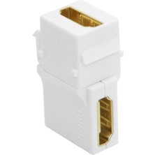 Fanxicm 1 Adet HDMI Keystone Jack Ekler 90 Derece Sağ Açılı HDMI Dişi Dişi Adaptör Altın Kaplama Dönüştürücü (Yurt Dışından)