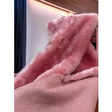 Plush Studio Zp-Toscana/tavsan 1300GR Yumuşak Dokuma Peluş Kumaş 50X150 cm Ev Tekstil, Döşeme, Dekoratif