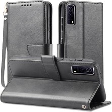 BDT Boutique Y72 5G/Y52 5G/Y53S Deri Folio Flip Case Kart Ekleme Tam Için Kılıf (Yurt Dışından)